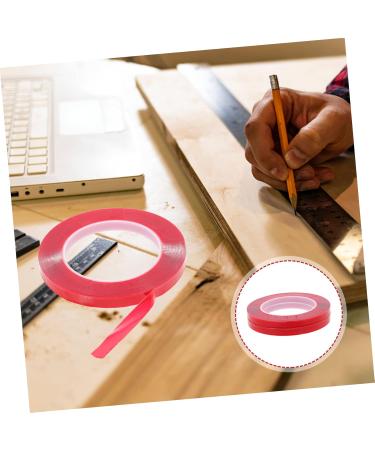 NUOBESTY 6 Rolls Transparent Double-sided Tape Double Stick Tape Wall Sticky Tape Poster Adhesive Nail Display Board Tape Hanging Nail Piece Display Bar No Substrate Acrylic Red - Buy Online on GoSupps.com