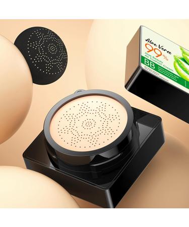 Fond de Teint Couvrant CC Cr me Air Cushion CC Cream Mushroom Head Fondation Hydratant Longue Dur e du Visage Fond de Teint L ger BB Cr me (Couleur Naturelle) - Buy Online on GoSupps.com