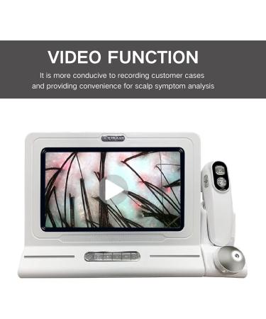 11inch Skin Hair Analyzer Machine Wireless WiFi Scalp Hair Follicle Detector 50X/200X Magnifying Skin Analyzer for Home Beauty Salon SPA White - Buy Online on GoSupps.com
