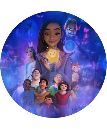 Disney Wish No. 3 Cake Picture for Birthday with Disney Wish Motif: Edible Photo for Cakes Cake Topper Diameter 20 cm - Buy Online on GoSupps.com