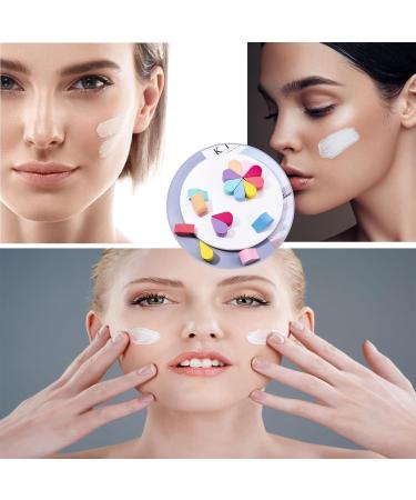 16Pcs Makeup Sponge Face Paint Sponges Face Paint Sponge Makeup Beauty Face Painting Sponges beauty blenders Soft Dual Use Petal Shape Reusable Facial Pads for Makeup & Cleaning - Buy Online on GoSupps.com