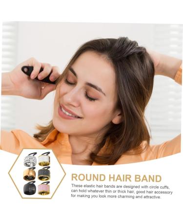 minkissy 6 Sets Ponytail Cuff Holder Ponytail Holder Cuff Metal Hair Ties Gothic Punk Metal Ponytail Holder Metal Hair Ties Circle Ponytail Cuff Wrap Ponytail Cuffs for Girls Round Yiwu - Buy Online on GoSupps.com