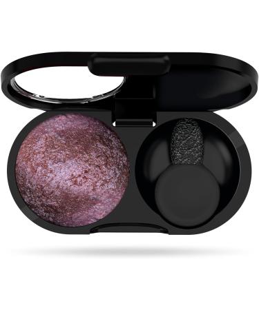 Pupa Milano Vamp Metallic Glitter and Matte Eyeshadow Powder 104 Deep Plum 104 - Deep Plum - Wet and Dry - Buy Online on GoSupps.com
