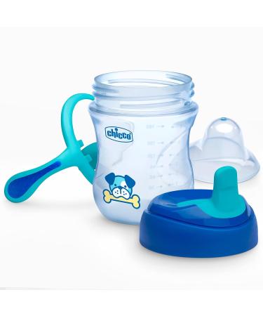 Chicco Semi-soft Spout Trainer Sippy Cup - Blue 7oz | Spill-Free | 6m+ - Buy Online on GoSupps.com