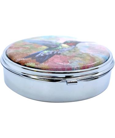 Hummingbird Pill Case | Portable Travel Medicine & Vitamin Organizer for Pocket & Purse - Buy Online on GoSupps.com