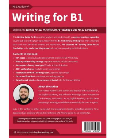 Writing B1: Ultimate PET Writing Guide for Cambridge Exams | Boost Your Writing Skills - Buy Online on GoSupps.com