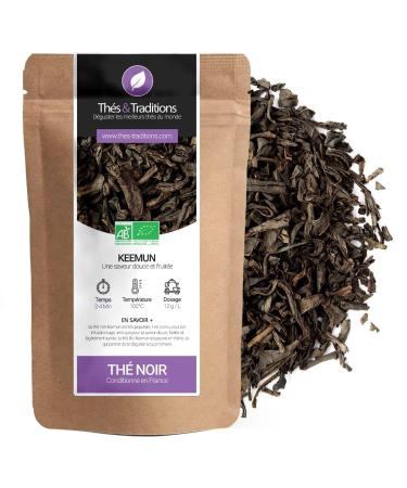 Th s & Traditions Keemun Organic Black Tea | Bag 100g Bulk | Certified Organic