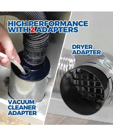 Holikme 8-Piece Dryer Vent Cleaner Kit with 30ft Brush, Lint Vacuum Attachment, Trap Brush - Blue - Buy Online on GoSupps.com