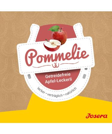 Josera Pommelie Pferdeleckerli - 900g Healthy Horse Treats | 100% Apple & Thyme | Cereal-Free Premium Supplementary Feed - Buy Online on GoSupps.com