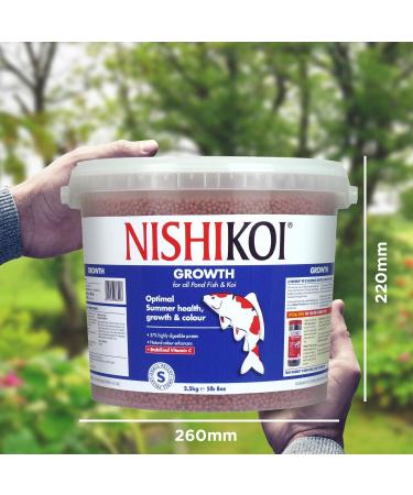 Nishikoi Growth Complete Food for Koi and Pond Fish - Small Pellets - 2.5kg - Buy Online on GoSupps.com