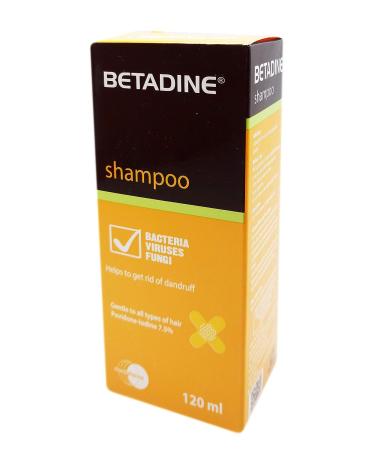 BETADINE Dandruff Shampoo for All Hair Types - 120 ml - Buy Online on GoSupps.com