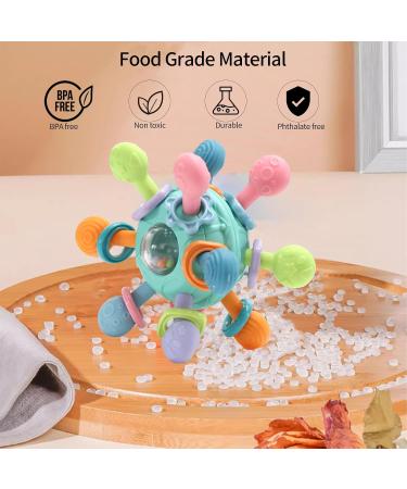 Buy Raripida BPA-Free Silicone Baby Biting Toys | Tooth Teether Ball for 0-12 Months - Perfect Gift - Buy Online on GoSupps.com