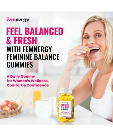 Feminine Balance Probiotic Gummies for Women - Vaginal Health & pH Balance Natural Gummy Supplement with Probiotics Pineapple Cranberry Vitamin C - Women's Healthy Odor & Flora Support - Gluten-Free - Buy Online on GoSupps.com