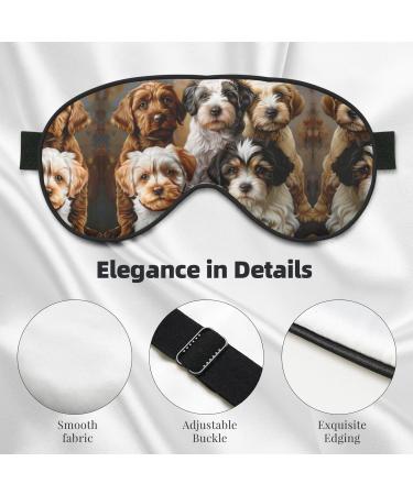 SSIMOO Double-Sided Eye Mask for Dogs | Soft Light Blocking & Sleep Enhancing | International Shipping Available - Buy Online on GoSupps.com