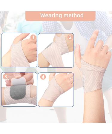 Ultra Thin Wrist Compression Band - 2 PCS Colorful Adjustable Support Brace for Men & Women - Lightweight Flexible Wrist Protection - Buy Online on GoSupps.com