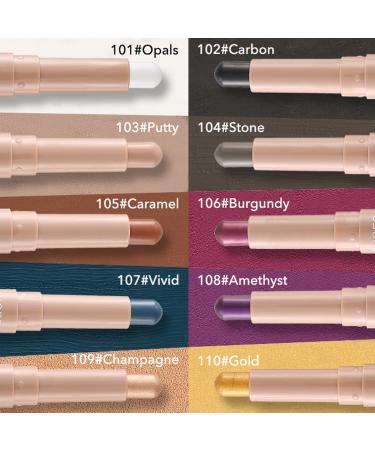 MEICOLY Creamy Eyeshadow Stick Matte Waterproof Eye Brightener Pencil - 105 Caramel - Buy Online on GoSupps.com