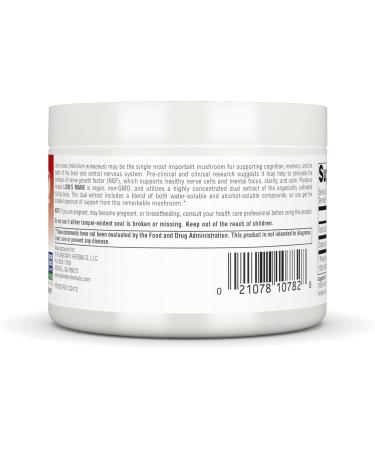 Planetary Herbals Lion Mane Vegan Herbal Supplement Memory Focus and Mood* Vegan Powder - 30 Grams - Buy Online on GoSupps.com