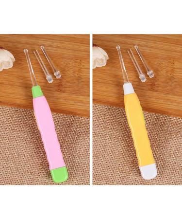 Healeved 3pcs Flashlight Ear Cleaner Tools Set - Safe LED Light, Earwax Remover & Curette for Kids & Baby - Buy Online on GoSupps.com