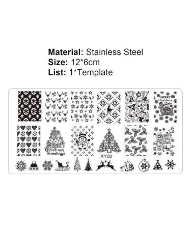 Shop Nail Art for Women | Stainless Steel Nail Stamp Plates | DIY Christmas Tree Designs | Unlimited Selection for Stunning Manicures - Buy Online on GoSupps.com