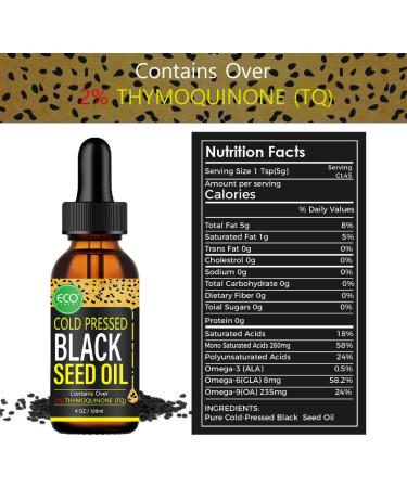 Black Seed Oil 100% Virgin Cold Pressed Organic Black Currant Seed Oil Black Cumin Seed Oil Super Antioxidant for Hair & Skin | Vegan Gluten-Free Non-Gmo 2fl Oz - Buy Online on GoSupps.com