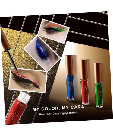 Balacoo 2pcs Waterproof Eyeliner Pencil Glitter Eyeshadow Women Eyeliner Metal Water Proof Miss Liquid Pen 1 count (Pack of 1) As Shownx2pcs - Buy Online on GoSupps.com
