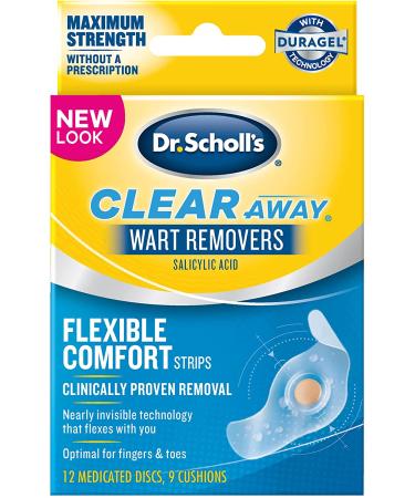 Dr. Scholl's ClearAway Wart Remover - 9ct | Clinically Proven Wart Removal for Fingers & Toes - Buy Online on GoSupps.com