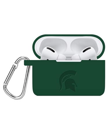 AFFINITY BANDS Michigan State Spartans Engraved Silicone Case Cover Compatible with Apple AirPods Pro (Green)