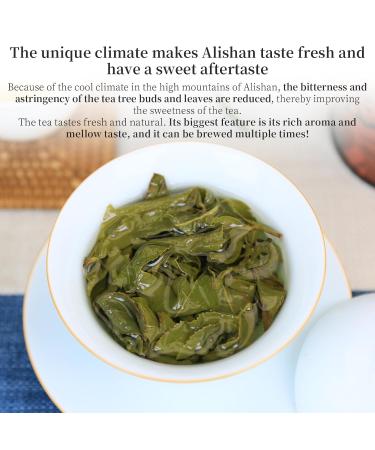 Buy XIXICHA Alishan Oolong Tea - Grade AAA Loose Leaf High Mountain Floral & Fruity Aroma 5.29oz (150g) - Premium Taiwanese Green Tea - Buy Online on GoSupps.com