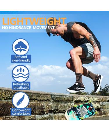 Copper Infused Compression Ankle Brace for Men & Women - Pain Relief & Protection for Plantar Fasciitis, Sprained Ankle, Achilles Tendonitis - Size Medium - Buy Online on GoSupps.com