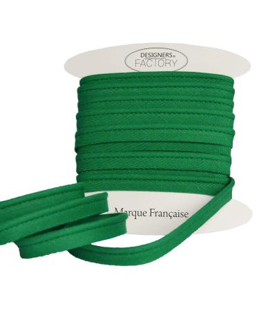 Pine Green Cotton Piping Trim for Sewing - Available in Several Colours and Two Lengths - Piping bias Tape (by 5.46 Yards, Pine Green) By 5.46 yards Pine Green