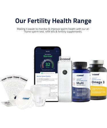  ExSeed ExSeed Health Men's Dietary Supplement - Omega 3-3 Months (x3 Bottles) - 60 Capsules Per Bottle - Fish Oils for Men - Promote - Buy Online on GoSupps.com