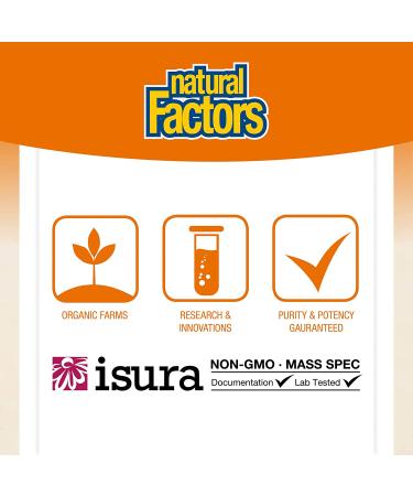 Natural Factors Tangy Orange Vitamin C 500 mg - 90 Chewable Wafers - Buy Online on GoSupps.com