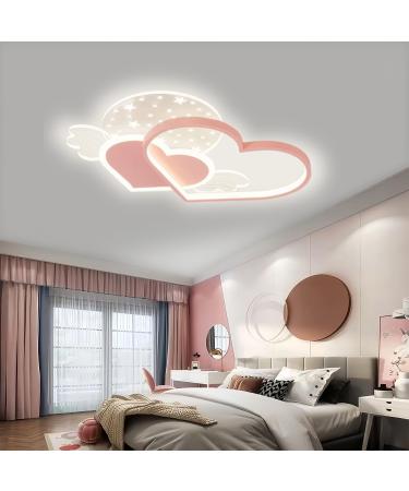 Shop DHGIE Dimmable LED Ceiling Lamp for Children s Room | Remote Control | 38W Cartoon Design in Blue & Pink - Buy Online on GoSupps.com