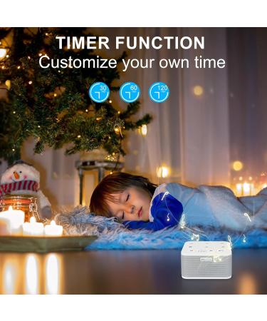 Bigmonat White Noise Sleep Aid - 30 Natural Soothing Noises Memory & Timer Functions - Improve Insomnia | International Shipping - Buy Online on GoSupps.com