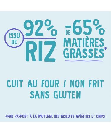 NA! Nature Addicts - Rice Crackers Salt and Vinegar - 12 Bags of 85 gr - Thin Rice Crackers Light and Crunchy - 60% Less Fat than Biscuits and Aperitif Chips on the Market - - Buy Online on GoSupps.com