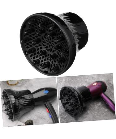 Universal Hair Dryer Cover & Diffuser Attachment for Curly Hair | 16x14cm Black - Perfect for Blow Dryers | International Shipping Available - Buy Online on GoSupps.com
