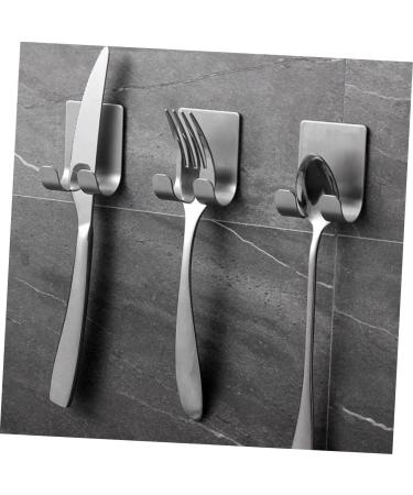 Childweet 5-in-1 Multifunctional Hook Rack - Aluminum Alloy Razor Hanger & Organizer | Fast-Paced Hook for Clothes & Shaving Tools - 5.7x4.5cm Silver - Buy Online on GoSupps.com