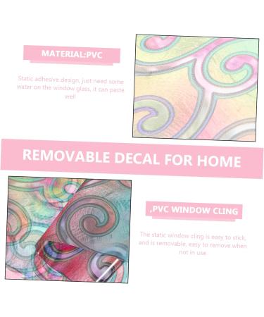 Alipis 2pcs Window Glass Stickers Removable Mural PVC - Buy Online on GoSupps.com