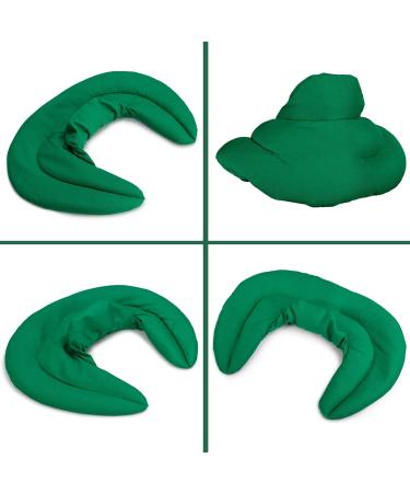Comfort Neck Pillow with Stand-Up Collar - Green Rapeseed Heat Pad for Neck & Shoulder Relief | International Shipping Available - Buy Online on GoSupps.com
