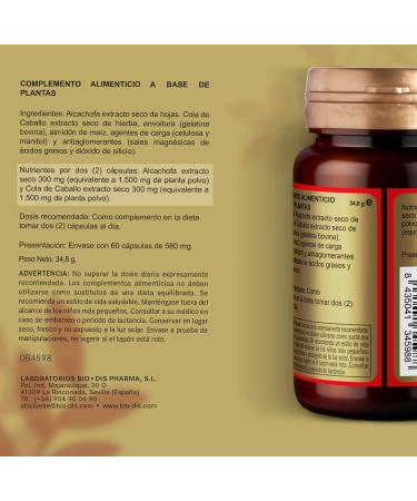 Obire Artichoke + Horsetail Ext Dry 300 Mg 60 Cap - Buy Online on GoSupps.com