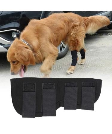Stability Support Dog Leg Support Neoprene Pet Knee Guard Stabilize Arthritis for Dog Leg Guard(Black L) - Buy Online on GoSupps.com
