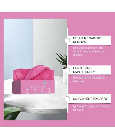 BommFu Facial Cleansing Cloths Comfortable Soft Makeup Removal Towel | Makeup Remover Tool Light Weight Face Cleansing Cloth for Removing Foundation Mascara - Buy Online on GoSupps.com