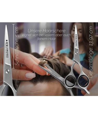 Professional Hair Cutting Scissors - 5.5 Stainless Steel Hairdressing Scissors | Rustproof & Sharp Edge for Perfect Haircuts - Buy Online on GoSupps.com