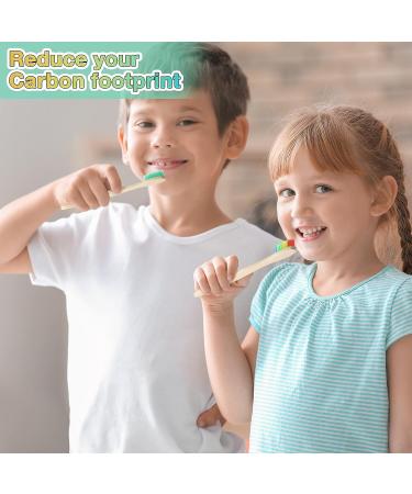 Potchen 80 Pcs Soft Bamboo Toothbrushes Bulk with Colorful Nylon Bristles | Charcoal Infused, Individually Wrapped | for Adults, Travel Use - 8 Colors - Buy Online on GoSupps.com