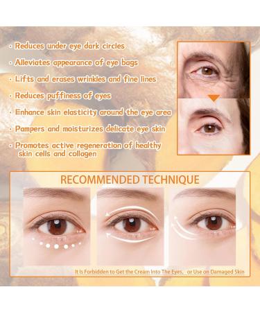 Vitamin C Eye Cream Vitamin C Anti-Ageing Eye Moisturiser Anti-Fatigue Eye Cream for a Radiant Complexion - Buy Online on GoSupps.com