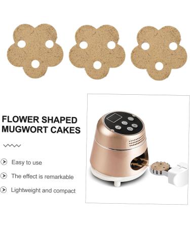 TOVINANNA 40 STK MOXA Cake - Heat Therapy Moxa Blocks for Moxibustion | Traditional Chinese Medicine Tool | Flower Shape Moxa Stick & Mat - Buy Online on GoSupps.com