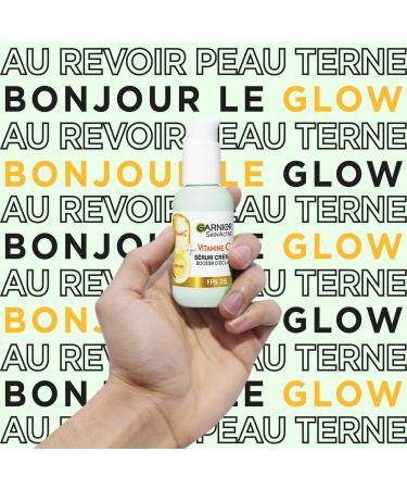GARNIER Skin Active - 2-in-1 Radiance Booster Cream Serum - 72h Hydration & Radiance - SPF 25 - Vitamin C & Citrus - Vegan & Cruelty Free - Dull Skin Lacking Radiance - 50 ml - Buy Online on GoSupps.com