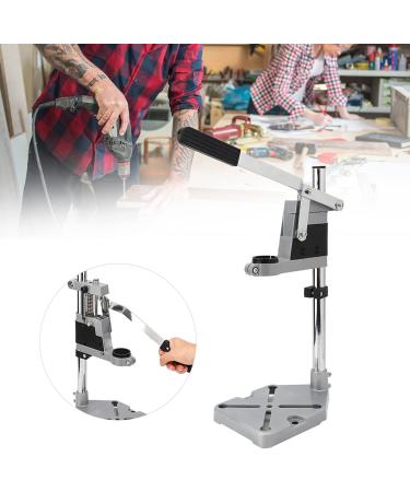 Electric Drill Stand Grinder Bracket Clamp - Multifunctional Woodworking Tool with Adjustable Hexagonal Screw Durable Aluminum Alloy for Grinding Drilling - Buy Online on GoSupps.com