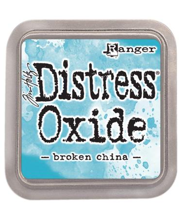 Ranger Distress Oxide Ink Pad Broken China Blue 7.5 x 7.5 x 1.9 cm Blue 1 piece (1 pack)