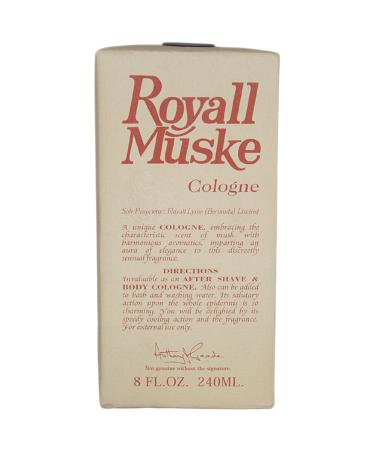 Royall Muske By ROYALL FRAGRANCES FOR MEN 8 oz All Purpose Lotion / Cologne